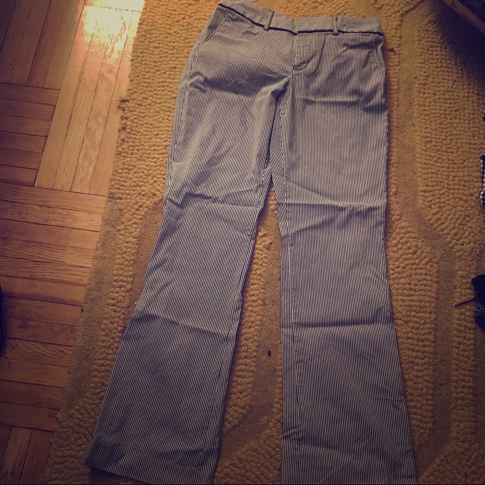 Banana Republic striped trouser